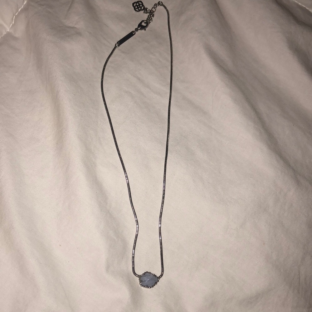 Purple and silver Kendra Scott necklace for sale!